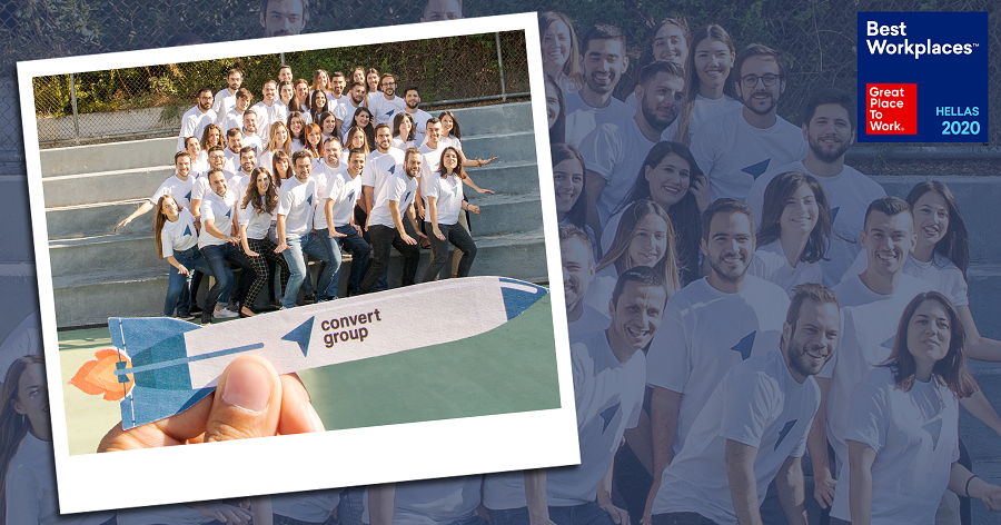 H Convert Group για Τρίτη Συνεχόμενη Χρονιά στα Καλύτερα Εργασιακά Περιβάλλοντα της Ελλάδας.